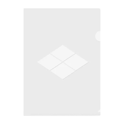 武田信玄/武田勝頼/武田菱/ホワイト Clear File Folder
