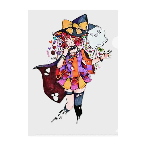 ハロウィンガール クリアファイル