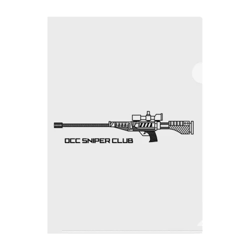 OCC Sniper Club Clear File Folder