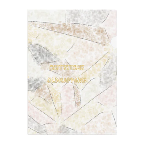 QuiteStoneOldMapParis Clear File Folder