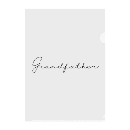 Grandfather Clear File Folder