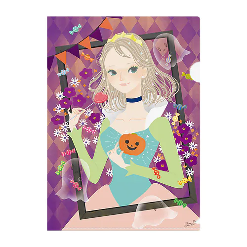 ハロウィン Clear File Folder