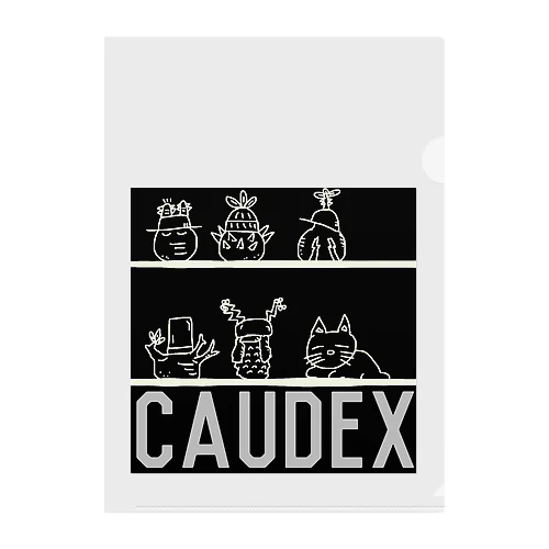 caudex  クリアファイル