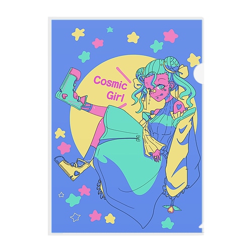コズミックガール Clear File Folder