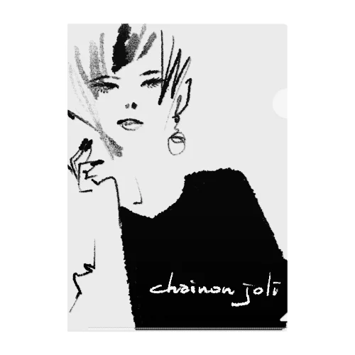chainonjoli オリジナルグッズ Clear File Folder