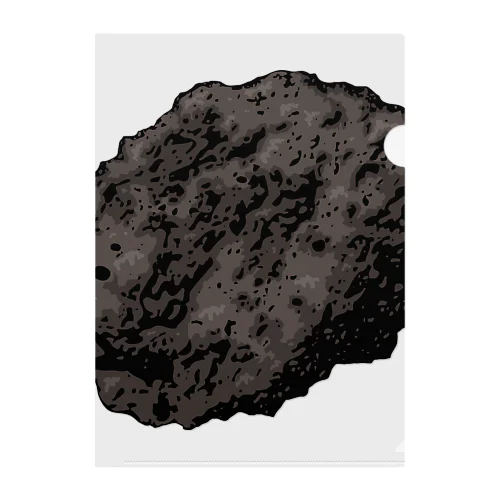 ゴツゴツの隕石 Clear File Folder