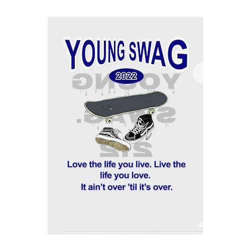 YOUNG SWAGｰUp to youｰ クリアファイル