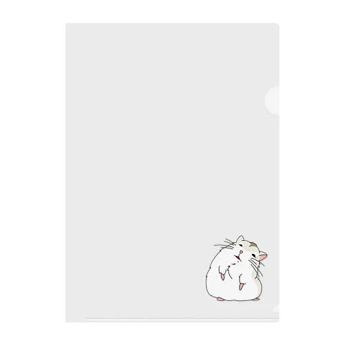 【カラー】ぽけーっとしてるハムスター Clear File Folder