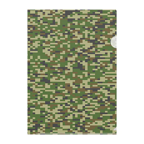 PixCamo Woodland Low visibility Clear File Folder