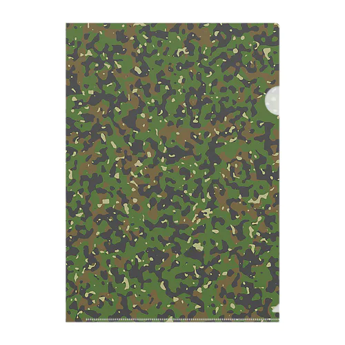 Camo JungleCamp ジャングル用迷彩 サバゲー装備 Clear File Folder