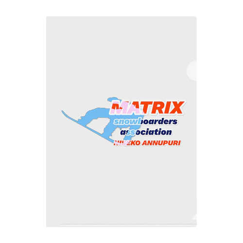 MATRIX snowboards association Clear File Folder