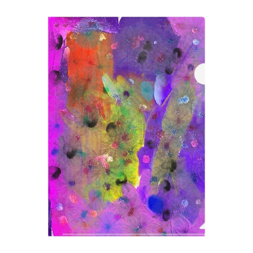 4歳のお絵描き Clear File Folder