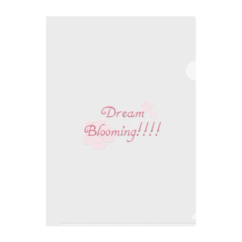 Dream Blooming Clear File Folder