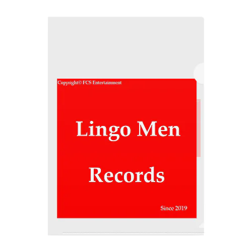 #Lingo_Men_Records クリアファイル