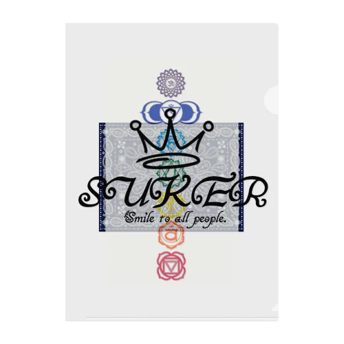 SUKER Clear File Folder