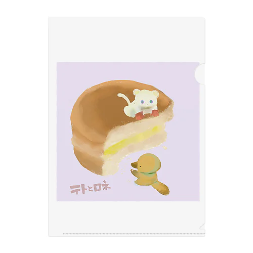 大判焼きか今川焼きか Clear File Folder