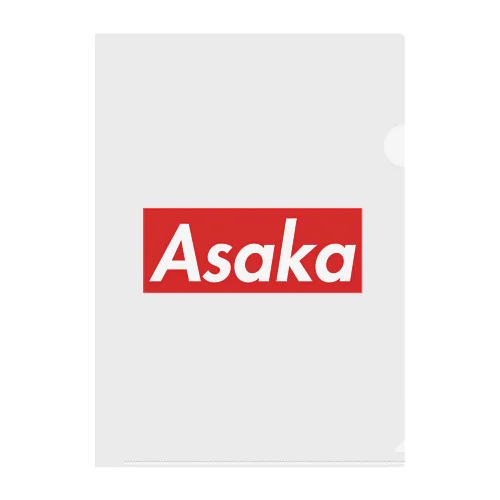 Asaka Goods クリアファイル