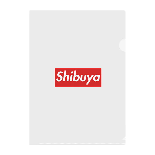 Shibuya Goods Clear File Folder