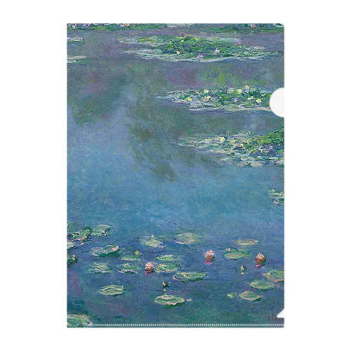 Water Lilies Clear File Folder