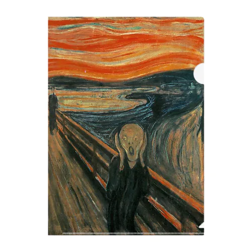 The Scream Clear File Folder