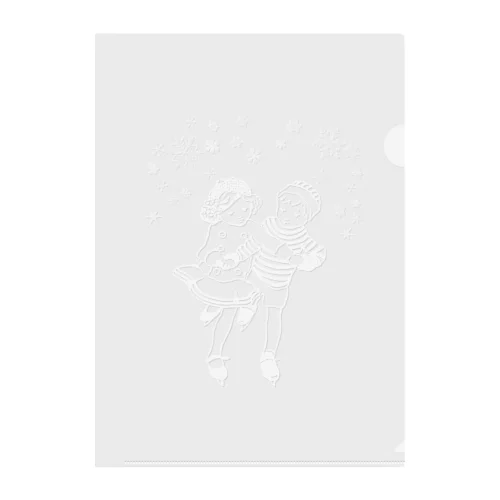 ❆五輪応援SALE!❆フィギュア・スケート⛸アイスダンス⛸ペア❆五輪❆ Clear File Folder