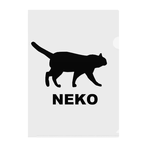 NEKO（おさんぽ） Clear File Folder