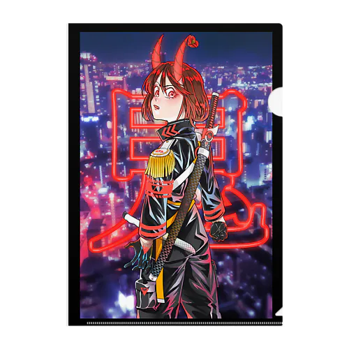 サイバーパンク Clear File Folder