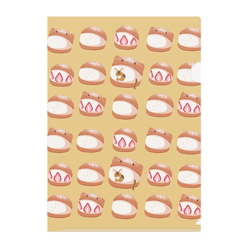 アビシニアン×マリトッツォ Clear File Folder