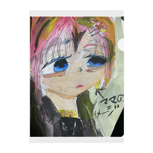 ママのイメージ Clear File Folder