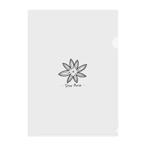 Star Anise Clear File Folder