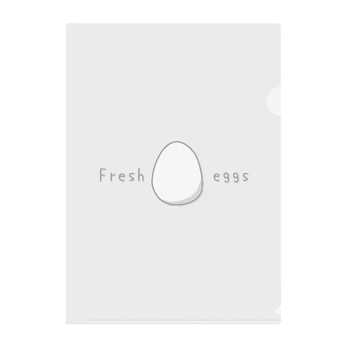 新鮮な卵 Clear File Folder