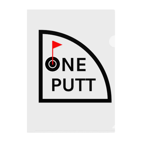 ゴルフoneputt クリアファイル