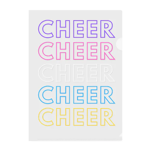 CHEER POINT CHEERシリーズ クリアファイル