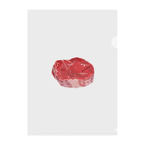 Meat meets you2 Clear File Folder