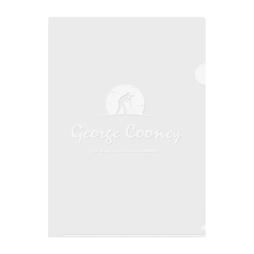 George Cooney Clear File Folder