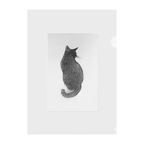 Ｔ家のハンサム猫 Clear File Folder