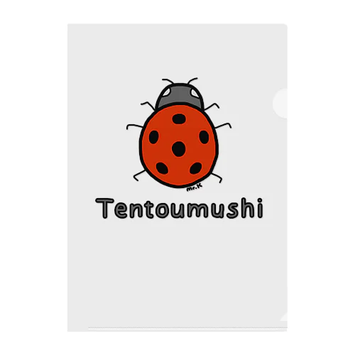 Tentoumushi (てんとう虫) 色デザイン クリアファイル