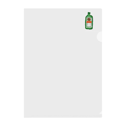 みんな大好き緑のお酒 Clear File Folder