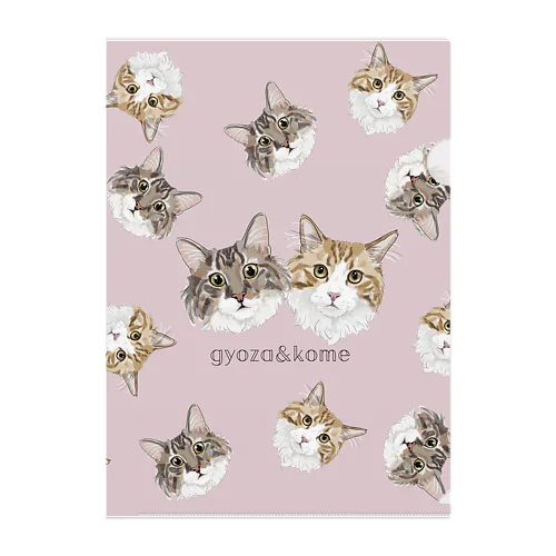 gyoza&kome Clear File Folder