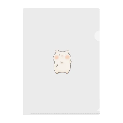 しろくまくん Clear File Folder