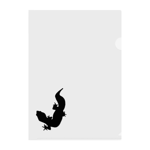 レオパ83ブラック Clear File Folder