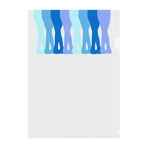 Ballet!!blue Clear File Folder