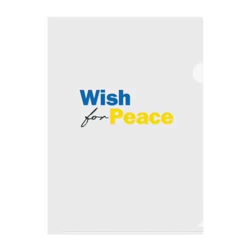 Wish for Peace UKR🇺🇦 クリアファイル