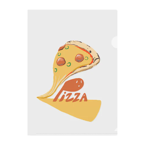 pizzaが食べたいよ Clear File Folder