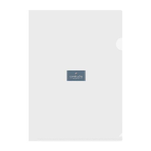 conakucha(コナクチャ)ブルーグレーカラー Clear File Folder