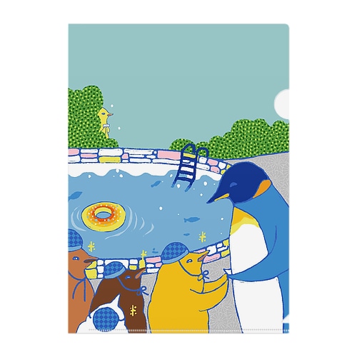 キウイスイミング Clear File Folder