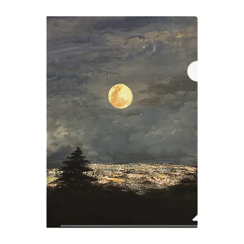 月夜 - Moonlit night - クリアファイル