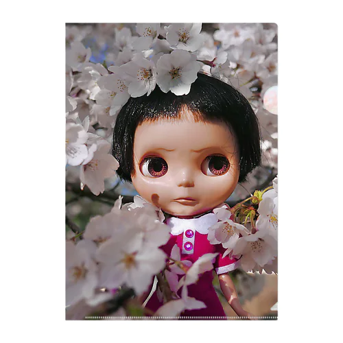 桜のチコblythe Clear File Folder