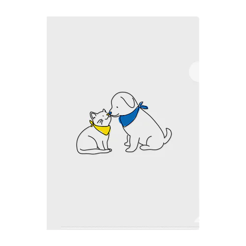 wish for PEACE Clear File Folder
