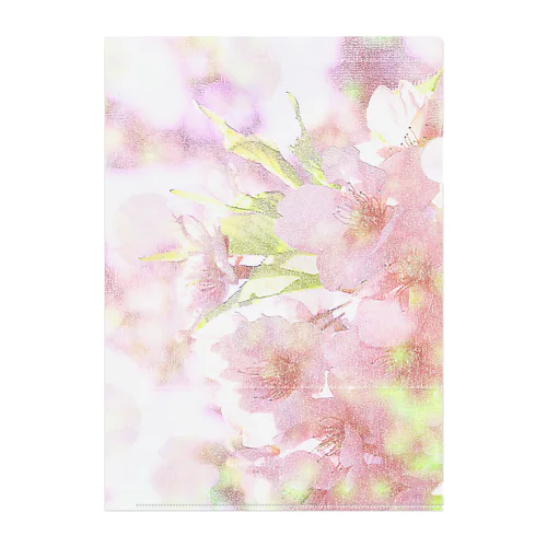 Spring Color Clear File Folder